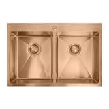 Νεροχύτης από μαύρο ατσάλι Joel BRUSH COPPER