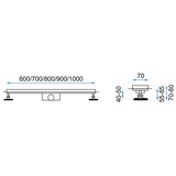 Lineáris lefolyó Rea Greek 100