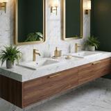 Umywalka wpuszczana Rea Dafne 70 szafkowa