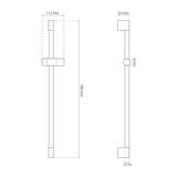 Barre de douche 01 BLACK