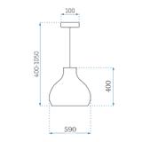 Deckenlampe NATURAL APP985-1CP BIG