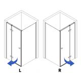 Cabina doccia Rea Atlas 90x100 Chrome