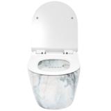 Misa WC podwieszana Carlos Slim Rimless Granit Shiny N