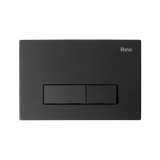 WC pirms sienas uzstādīšanas komplekts ar H pogu Melns