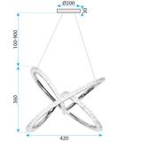 Lampe LED G035-CP Gold