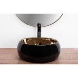 Aufsatzwaschbecken REA Luna Gold/Black