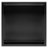 bathroom shelf 30x30 matte black
