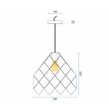 Deckenlampe Metall black APP338-1CP