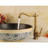 Visoka baterija za umivaonik Bona Staro zlato