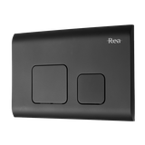 Podomítkový WC systém + tlačítka - F černý