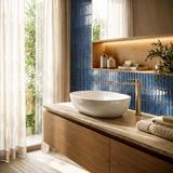 Fürdőszobai csaptelep Rea Hunter Brush Gold High