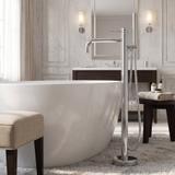 Vloeren  badmengkraan Rea Lungo Diamond Chrome