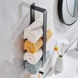 Yksivartinen kylpyhuoneripustin Black