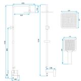 Set doccia REA STORM CHROME