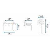 Bath faucet REA Berg Black