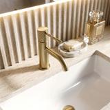 Robinet de lavabo Rea Lungo Diamond Brush Gold