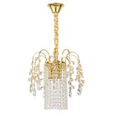 Кристална висяща лампа SWE090-CP 30cm GOLD
