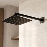Braț de duș pătrat REA JS-9022B 40cm Black