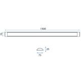 Panel LED 150cm Biały 42W