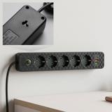 Listwa zasilająca Przedłużacz 5 gniazda + 2x USB-A + USB-C JNH022-5A Czarny