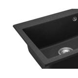 Évier granit  West XL black dots