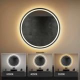 Veidrodis LED 80cm MMJ BRUSH SILVER