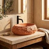 Countertop Basin Rea Mika Terracotta