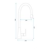 Kuhinjski mešalnik Rea Mild Black Rosé Gold