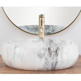 Umywalka nablatowa Rea Linda Granit