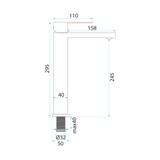 Bathroom faucet Rea Arlo Black