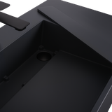 Умывальник конгломератный на столешницу  Archi 75 CM Grey MATT