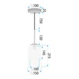 Hängeleuchte APP1704-1PC Amber