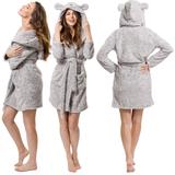 Bathrobe Grey Bear L