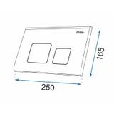 WC-eelne paigalduskomplekt H-nupuga Gold