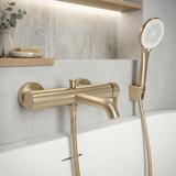Baterie pentru cadă REA Ontario Side Brush Gold
