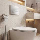 Potinkinis WC Rėmo Komplektas Slim 024N su HD Satin Mygtuku
