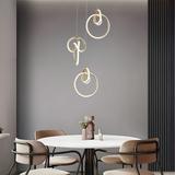 LED-Hängeleuchte G072-3CPR Gold