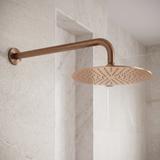 Кръгло рамо за душ пита REA JS-9021 40cm Brush copper