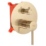 Inbouw regendoucheset Rea Lungo Gold Brush  + BOX