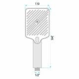 ΧΕΡΙ ΝΤΟΥΣ ΧΡΩΜΙΟ REA JS-031 BRUSH NICKLE