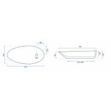 Umývadlo na dosku REA GRETA 75