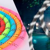 Smycz i obroża dla psa odblaskowa PJ-036 Różowa