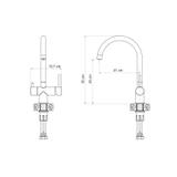 Küchearmatur REA Caren Copper