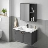 Conjunto de muebles de baño con lavabo Denver 60cm Grey