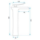 REA Laguna Antique pesuallashana, harjattu kulta, korkea