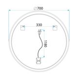 Oglindă LED SOFT 70