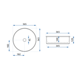 Vasque à poser Rea Charlotte