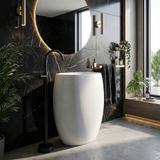 Voľne stojaca batéria REA LUNGO Black vysoká