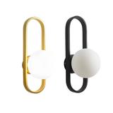 Wandlampe APP1756-1W BRUSH GOLD WHITE