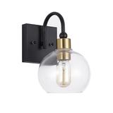 Wandlampe black gold APP1580-1W